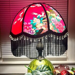 Handmade one of a kind Victorian Style Lampshade. (Lamp not included)